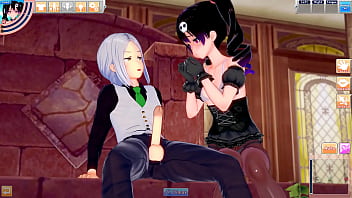 Lady emily lets guy see her hentai side as she spoils his cock