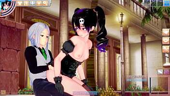 Lady emily lets guy see her hentai side as she spoils his cock