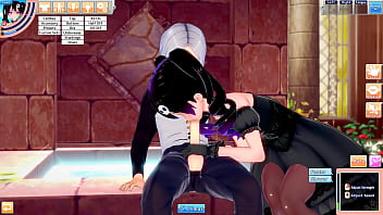 Lady emily lets guy see her hentai side as she spoils his cock