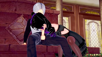 Lady emily lets guy see her hentai side as she spoils his cock