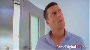 Petite babe gets mature cock master