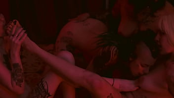 These girls lick feet and pussies