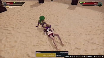 Eleonore vs jennifer nf3d female combat arena