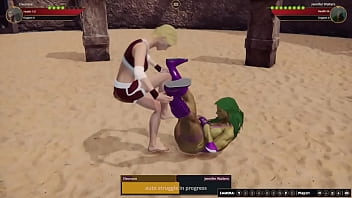 Eleonore vs jennifer nf3d female combat arena
