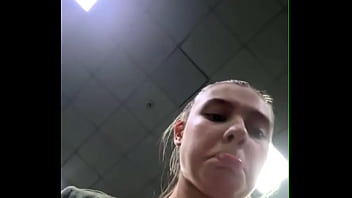 Fingering anal in the gym