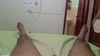 Joi massage ends in a rich blowjob by mature masseuse