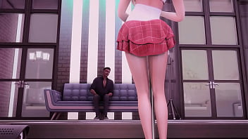 НЕЗНАКОМКА СОСЕТ МОЙ ЧЛЕН В КЛУБЕ hentai 3d