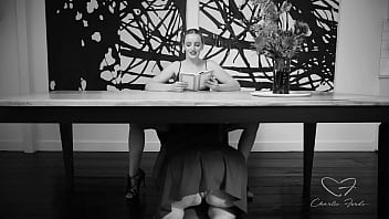 Amber moore's erotic book made charlie forde masturbate her cunt