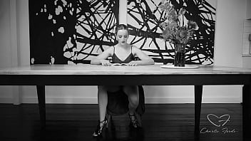 Amber moore's erotic book made charlie forde masturbate her cunt