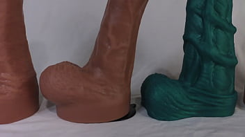 Five toys from mr hankey's toys closeup