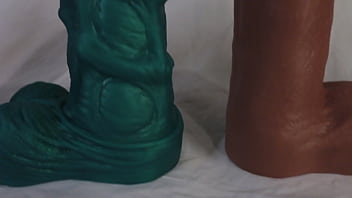 Five toys from mr hankey's toys closeup