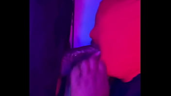 This man played in the back of my throat for 8 minutes at the end he braced himself on the door and his nut d