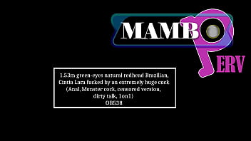 1 53m green eyes natural redhead brazilian cintia lara fucked by an extremely huge cock anal monster cock censored version dirty talk 1on1 ob538