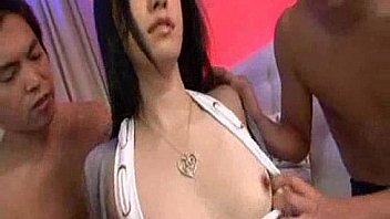 Young hairy asian in groupsex