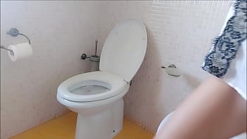 The pee does not go down by itself there are also farts