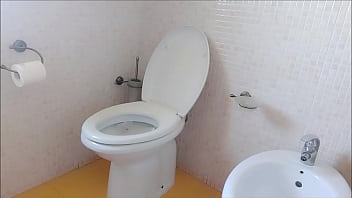 The pee does not go down by itself there are also farts