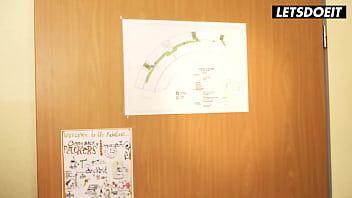 Busty slut banged in the hostel by hard dick roommate letsdoeit