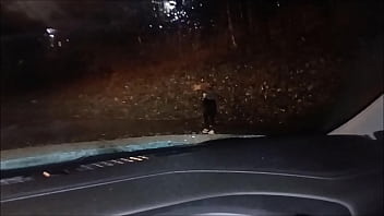 Hitchhiker swallowed all my cum while we drove through philly