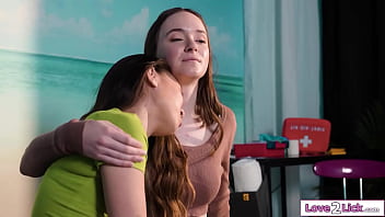With the nurse gone i ask if my bestie is in for a hazel moore kisses her asian bff kimmy kimm while touching her pussy and gets licked