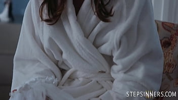 Step daddy teaches daughter to have sex on her wedding day