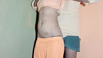 A thirsty housewife went to neighbour house and had a fucking session with neighbour