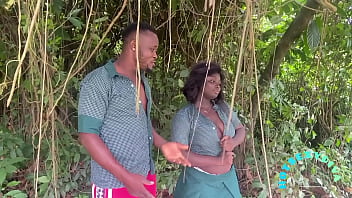 Sexy ebony girl with big boobs