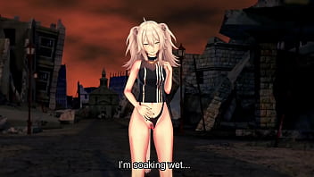 獅白ぼたん shishiro botan gets fucked and filled with cum