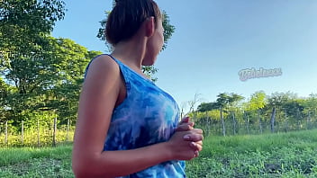 Fund this girl looking for mangos in the woods