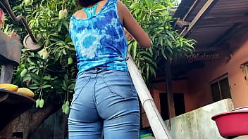 Fund this girl looking for mangos in the woods