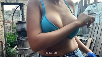 Fund this girl looking for mangos in the woods