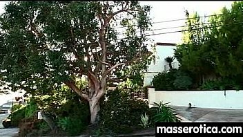 Massage therapist giving her patient some unknowing love 8