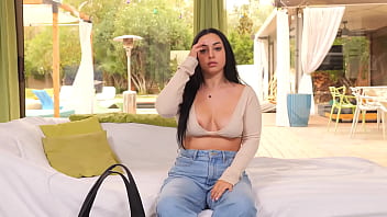 Thick latina tries porn and goes wild