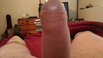 Adding my cum on her breasts