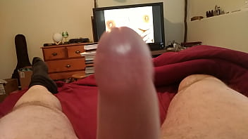 Adding my cum on her breasts