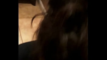 Throating smaller brown cock