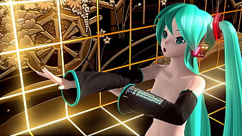 Vocaloid twintails miku nude dancing pv mod by nutsuki suu