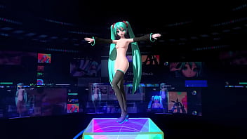 Vocaloid twintails miku nude dancing pv mod by nutsuki suu