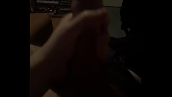 Masturbating with my big dick