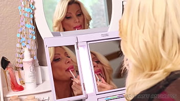 Gorgeous blonde brittany andrews rides a dildo and squirts