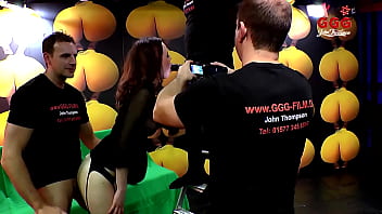 Teaser ggg john thompson backstage with 2 of the best ggg sluts