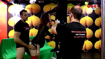 Teaser ggg john thompson backstage with 2 of the best ggg sluts