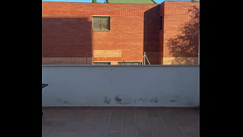 Peeing in my backyard in pov