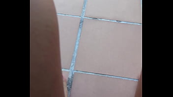 Peeing in my backyard in pov