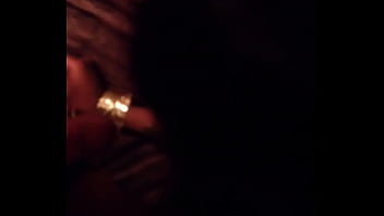 Young black teen sucking white cock