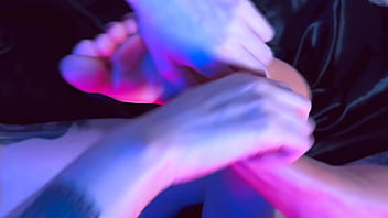 Horny sluts getting her feet tickled and sucked