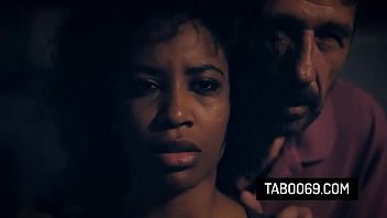 Sexy black slut rough sex after the photo session