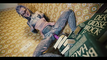 Anal gaping and wet play all over books and toys