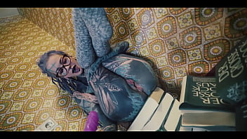 Anal gaping and wet play all over books and toys