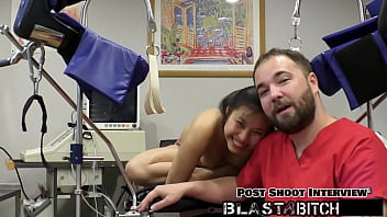 Raya nguyen sucks dick twice before getting fucked by doctor pov version