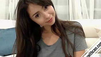 Cute girl spanks her ass before the webcam full vids playwithcam